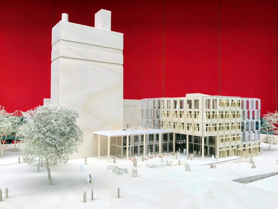 Ein futuristisches Forschungszentrum