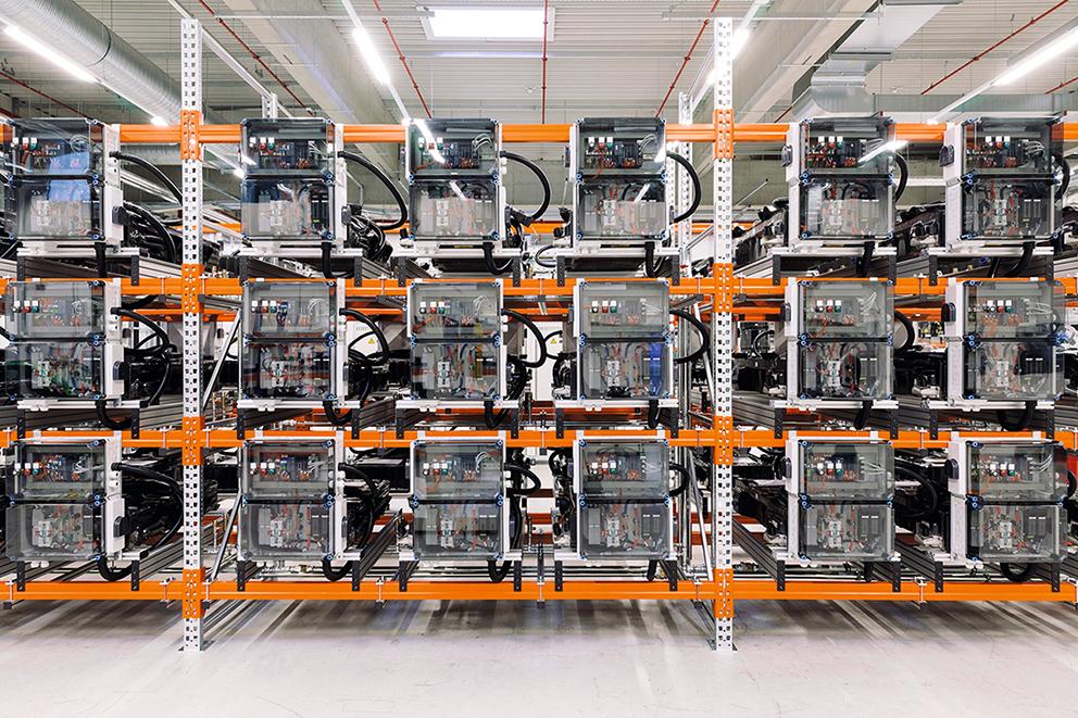 Lünen, Deutschland: der grösste 2nd-Use-Batteriespeicher im Jahr 2016.