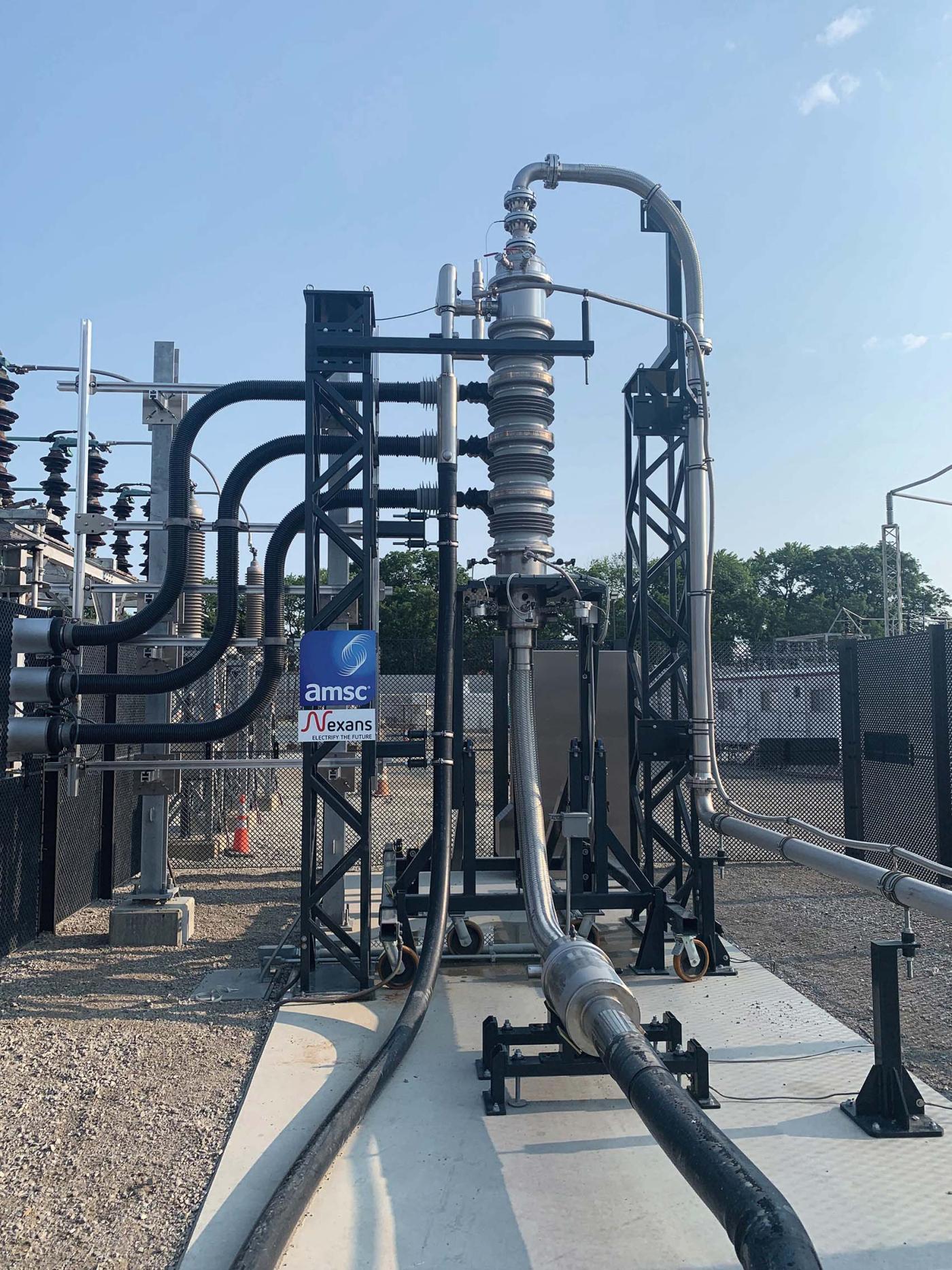 Projekt eines HTS-Kabels in Chicago im US-Bundesstaat Illinois.