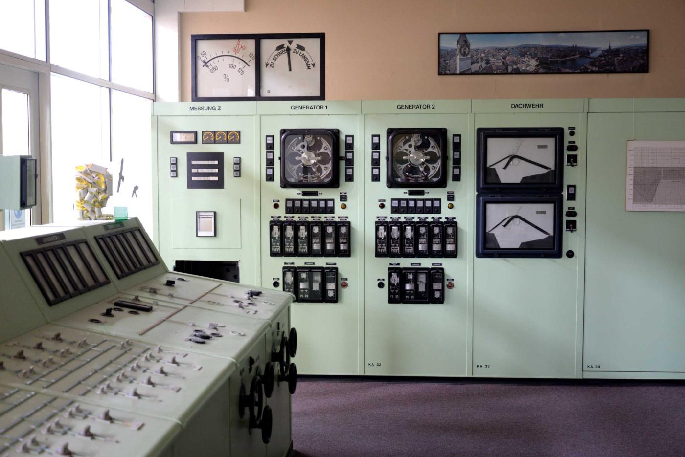 Operational Technology ohne Risiko einer Cyberattacke: Bis 2003 wurde hier das Kraftwerk gesteuert, die Generatoren synchronisiert und die Wassermenge des Wehrs manuell eingestellt.