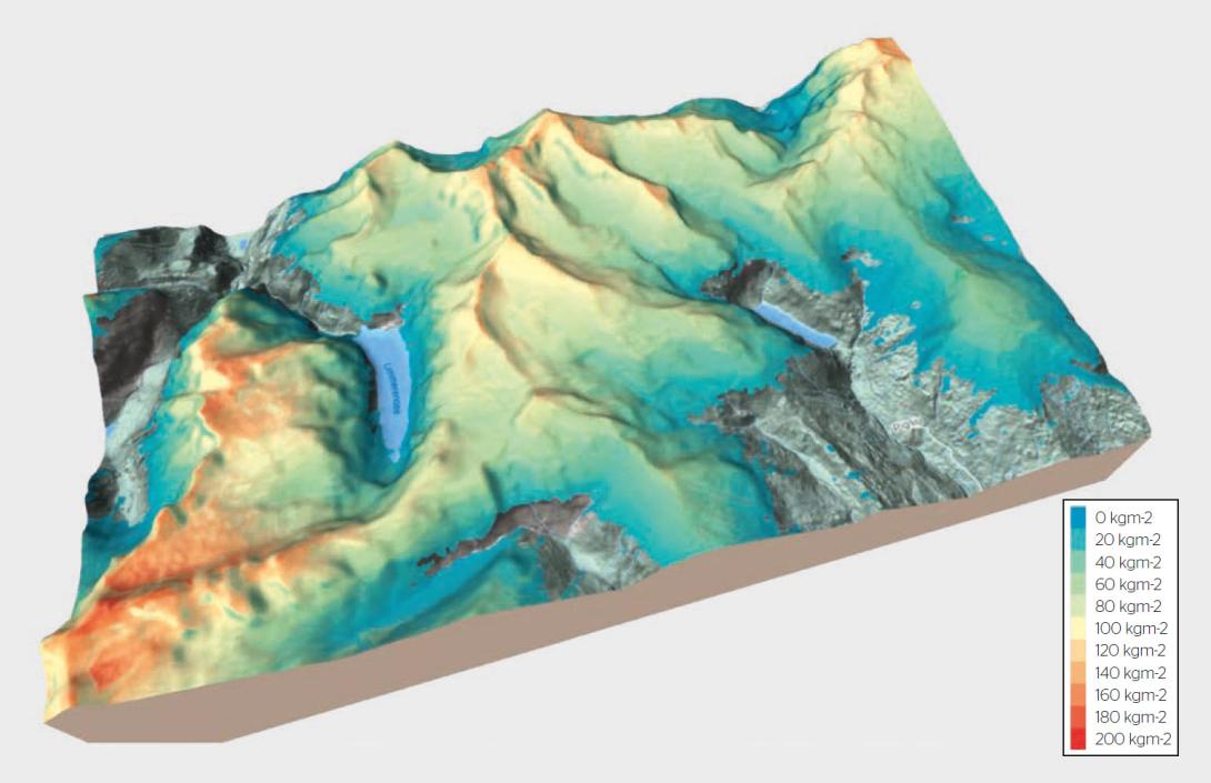 Präzise Abschätzung des Schneewassers