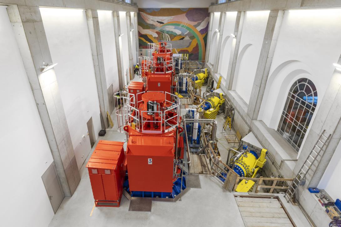 Erste Maschinengruppe hat Probebetrieb aufgenommen