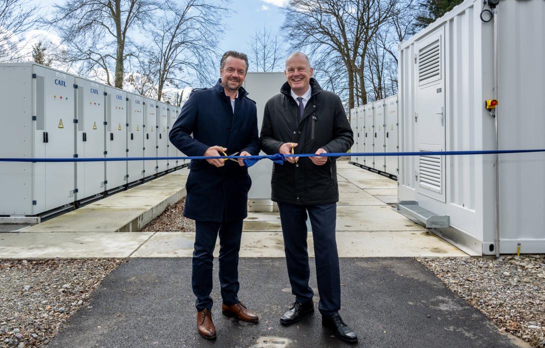 Batteriespeicher-Projekt von AEW in Dättwil